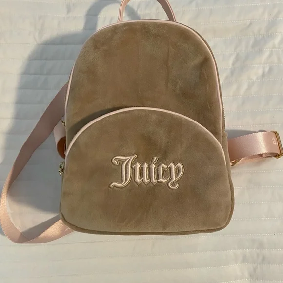 Juicy Couture | Bags | Juicy Couture Tan Backpack | Poshmark display picture 2